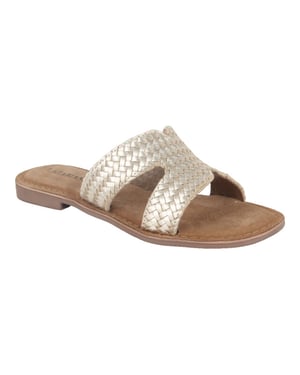 Lazamani 75951 gold dames slippers