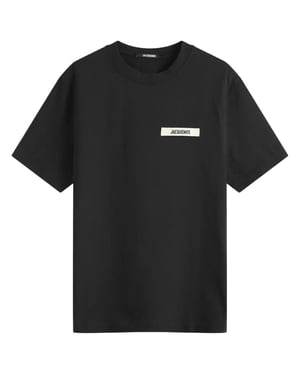 Jacquemus Gros grain Logo-Patch T-shirt