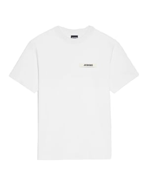 Jacquemus Gros grain Logo-Patch T-shirt