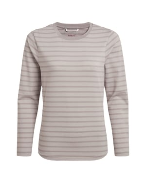 Craghoppers Dam Akona Randig Nosilife Långärmad T-shirt (Oyster)