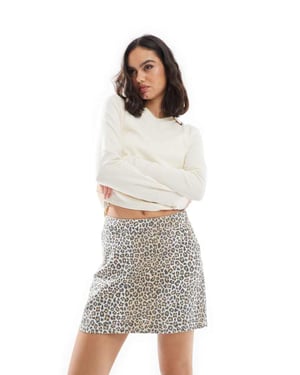 JJXX short skirt in leopard print