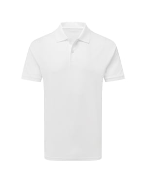 Asquith & Fox Mens Premium Mercerised Cotton Polo Shirt (White)