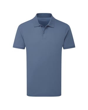 Asquith & Fox Mens Premium Mercerised Cotton Polo Shirt (Blue Steel)