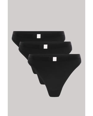 3 Pack Super Soft Cotton Heritage Patch Thong