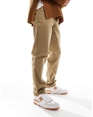 Farah Norwood regular fit arbetsbyxor i beige