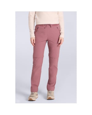 Mountain Warehouse Dames/Dames Explorer afritsbare wandelbroek (Donkerroze)
