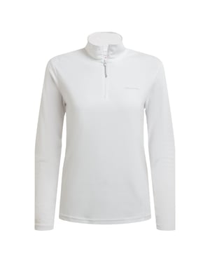 Craghoppers Dam Nosilife Half Zip Topp (Vit)
