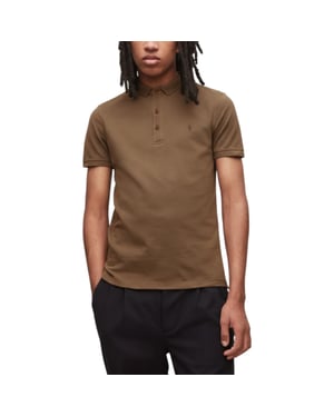All Saints Mens Polo Shirt Reform Summer Pique Casual Short Sleeve Pullover Tee