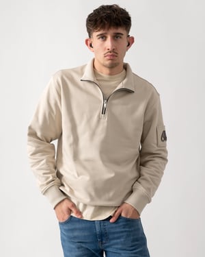 Hartsfield 1/4 Zip Sweatshirt in Nude