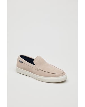 Ben Sherman Almer Suede Heren Stone Instappers