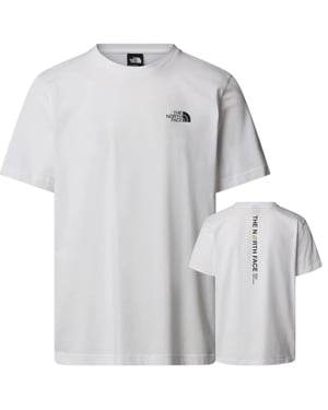The North Face Men's M Vertical Logo SS T-Shirt White