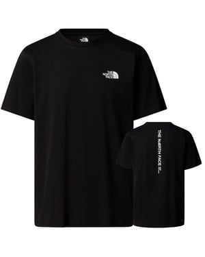 The North Face Men's M Vertical Logo SS T-Shirt Black