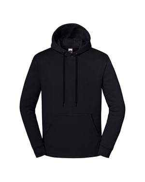 Fruit of the Loom Heren Iconic Premium Hoodie (Zwart)