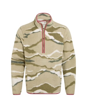 Craghoppers Herr National Trust Rawthey Landscape Fleece Topp (Kardemumma)