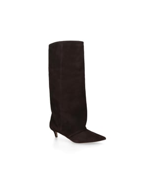 Suede Luca Dark Brown Suede Boots