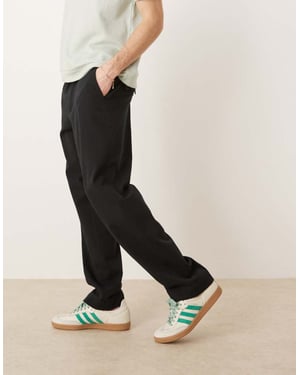 Selected Atlas loose fit trouser in black