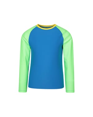 Mountain Warehouse Rash Top met lange mouwen voor kinderen/Kinderen (Kalk)