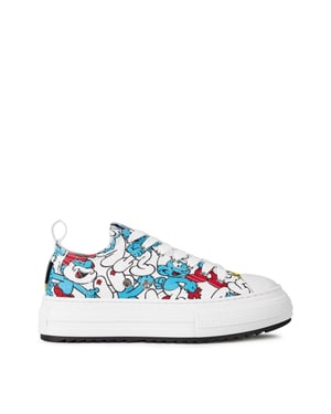 Smurfen lage sneakers