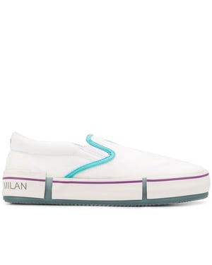 Cross Vulcanized Slip-On Sneakers