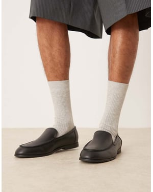 ASOS DESIGN loafers i svart