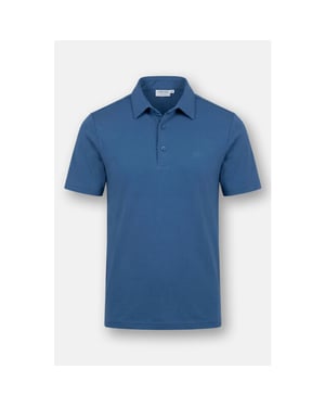 Vercate Strijkvrij poloshirt royal blue