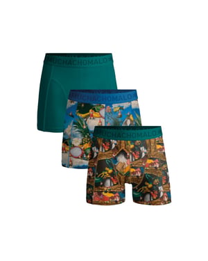 Muchachomalo Jongens 3-pack boxershorts fruit life
