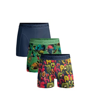 Muchachomalo Jongens 3-pack boxershorts weird fruit