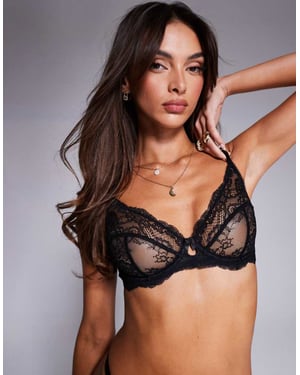 Boux Avenue Gracey balconett-bh i svart