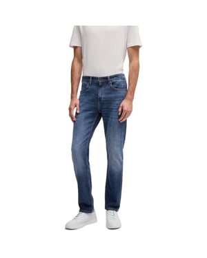 Men's Boss Slim Fit Five Pocket Jeans in Navy 419