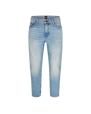 Men's Boss Bc 10253474 03 Slim Fit Jeans in Turquoise/Aqua