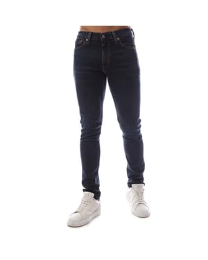 Men's Levis 512 Slim Fit Five Pocket Jeans in Blue