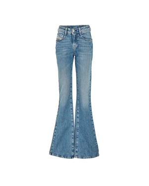 Women's Diesel Bootcut Jeans in Blue Denim