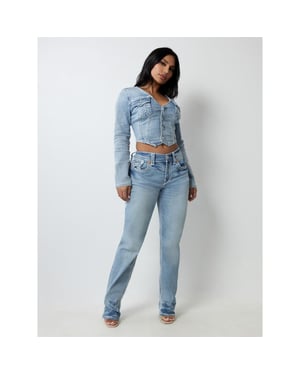 Women's True Religion Ricki Rlxd S in Horizon Henge