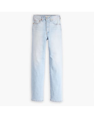 Women's Levis Ribcage High Rise Straight Leg Jeans in All Alone