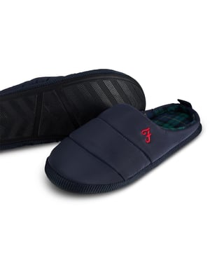 Men's Farah Slippers Tommer in Navy