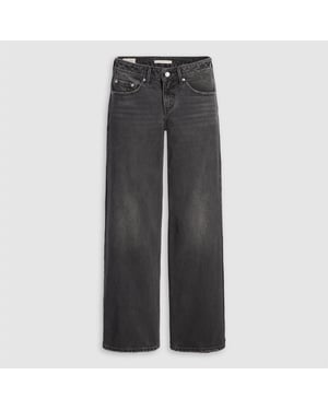 Women's Levis Low Rise Wide Leg Jeans in Wish Me Luck