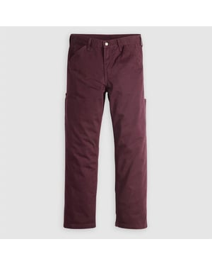 Men's Levis Mid Rise Carpenter Jeans in Deep Burg