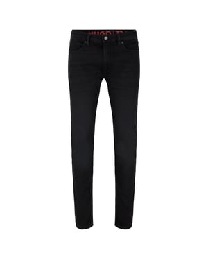 Men's Hugo Skinny Jeans in Black 008