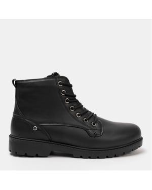 Men's Nicholas Deakins Casual Ankle Boots in Thin Fur