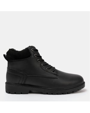 Men's Nicholas Deakins Casual Ankle Boots in Thick Fur