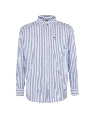 Women's Tommy Jeans Jeans Classic Stripe Shirt in Navy & White