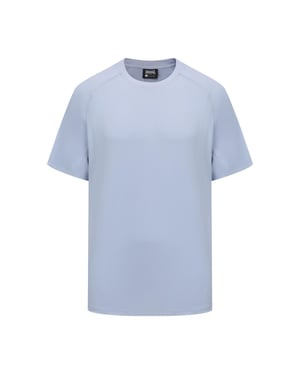 Men's lonsdale Neckline T-Shirts in Light Blue