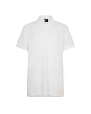 Men's Boss Firenze Short Sleeve Polo Shirt in White