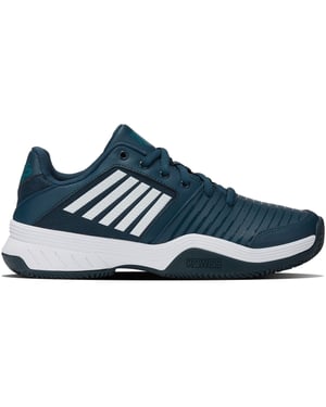 Men's K-Swiss Swis Court Exp hb in Teal/White/Aqua