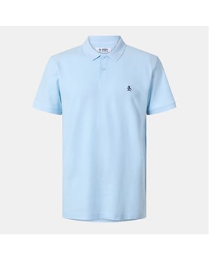 Men's Original Penguin Sleeve Polo Shirt in Omphalodes