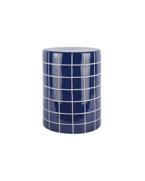 Leitmotiv bijzettafel retro tiles high - 33x33x44 cm