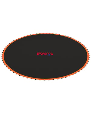 4goodz Trampolinemat rond voor 366 cm trampolines zwart/
