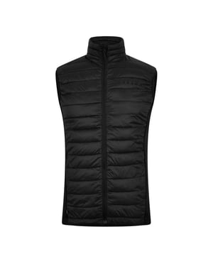 Men's Fohn Racer Neck Gilet in Black