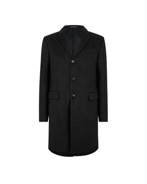 Men's Emporio Armani EA7 Regular Fit Coat in Grey