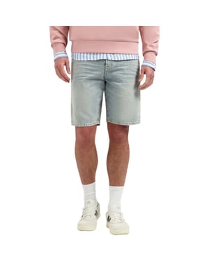 No Excess Short denim relaxed stone used denim